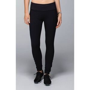 LULULEMON ATHLETICA Speed Tight IV 'Brushed in Black Size 8